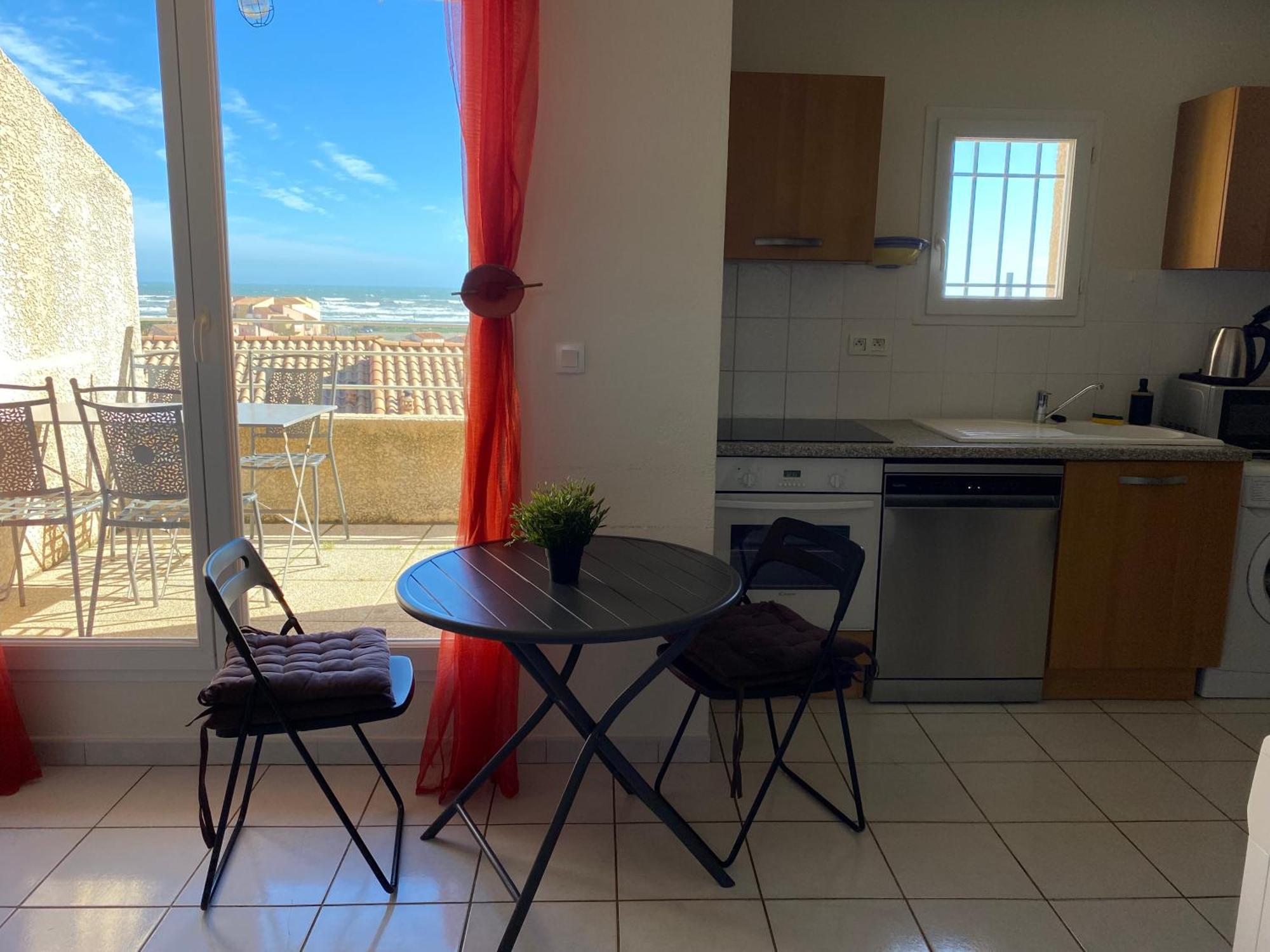 T3 Vue Mer Et Plage, Avec Wifi Et Parking Saint-Pierre-la-Mer  Экстерьер фото